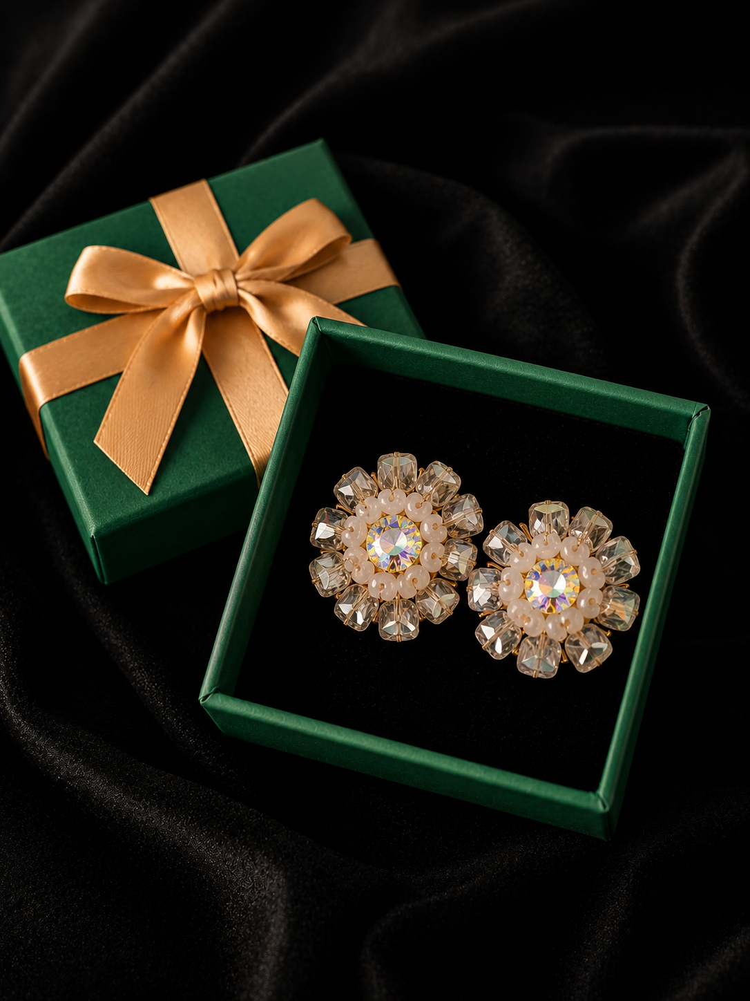 Aurora Blossom Cluster Earrings