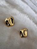 Molten Nugget Stud Earrings